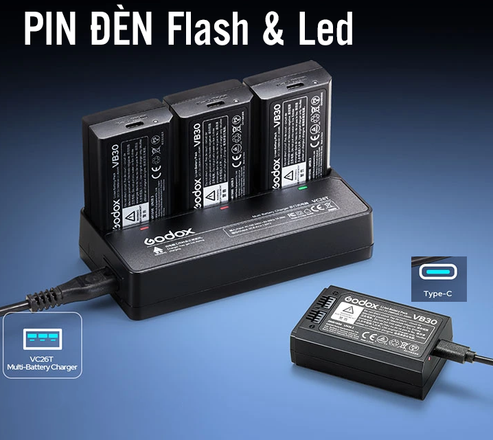  PIN ĐÈN FLASH & LED  cameratranquang.com