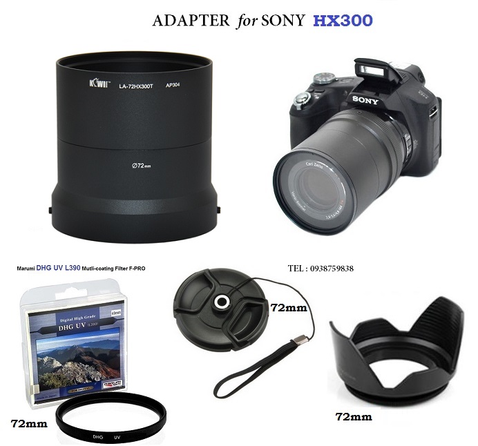 Adapter TUBE Sony HX300V 